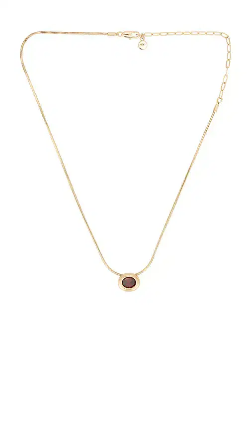 Ettika Bezel Stone Necklace