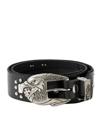 Enfants Riches Déprimés 4.5cm Eagle Petit Iron Cross Studded Leather Belt - Men | Thumbnail 1