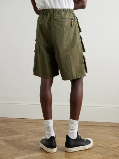 KAPITAL Cotton and Nylon-Blend Ripstop Drawstring Cargo Shorts - Men | Thumbnail 4 KAPITAL Cotton and Nylon-Blend Ripstop Drawstring Cargo Shorts - Men | Thumbnail 4