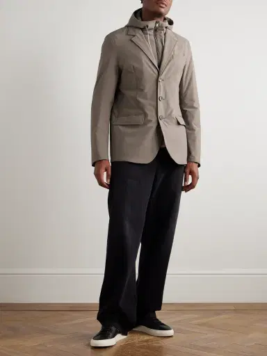 HERNO Convertible Padded Shell Hooded Blazer - Men | Thumbnail 2 HERNO Convertible Padded Shell Hooded Blazer - Men | Thumbnail 2