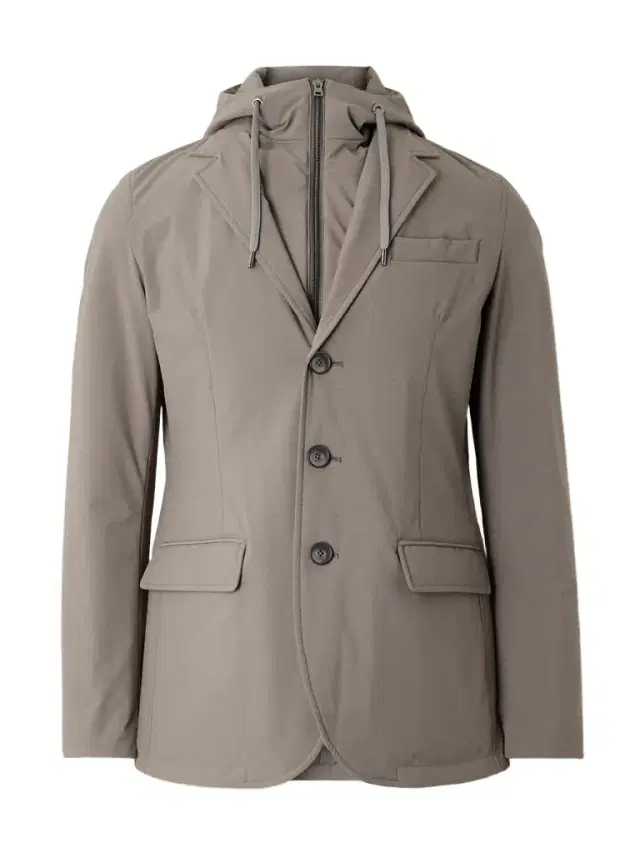 Convertible Padded Shell Hooded Blazer - Men
