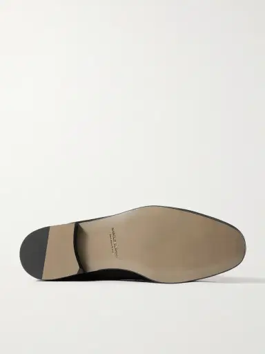 Manolo Blahnik Truro Leather-Trimmed Suede Loafers - Men | Thumbnail 3 Manolo Blahnik Truro Leather-Trimmed Suede Loafers - Men | Thumbnail 3