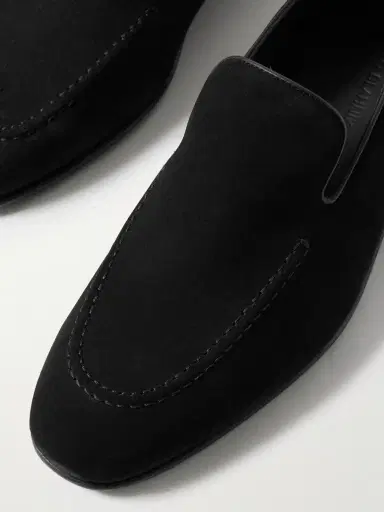 Manolo Blahnik Truro Leather-Trimmed Suede Loafers - Men | Thumbnail 5 Manolo Blahnik Truro Leather-Trimmed Suede Loafers - Men | Thumbnail 5