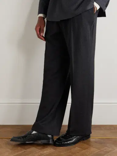 Manolo Blahnik Perry Croc-Effect Leather Loafers - Men | Thumbnail 2