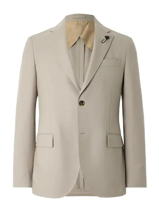 Virgin Wool-Blend Twill Suit Jacket - Men