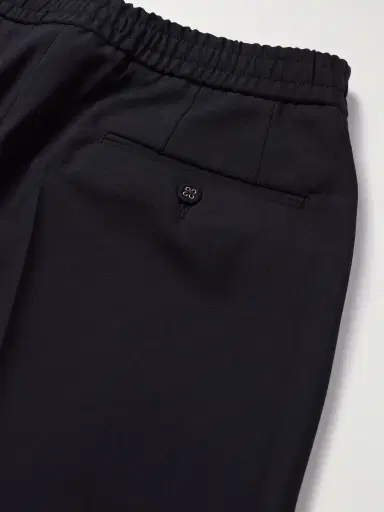 OFFICINE GÉNÉRALE Drew Tapered Pleated Virgin Wool-Crepe Trousers - Men | Thumbnail 5