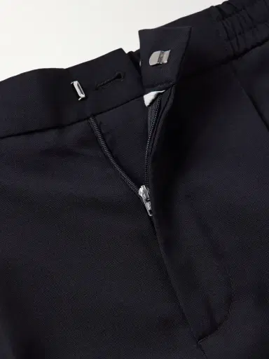 OFFICINE GÉNÉRALE Drew Tapered Pleated Virgin Wool-Crepe Trousers - Men | Thumbnail 6