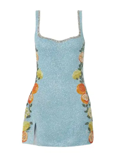 Clio Peppiatt Capri Crystal-embellished Beaded Tulle Mini Dress | Thumbnail 1 Clio Peppiatt Capri Crystal-embellished Beaded Tulle Mini Dress | Thumbnail 1