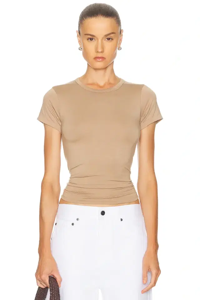 Fitted Crewneck Short Sleeve T-Shirt