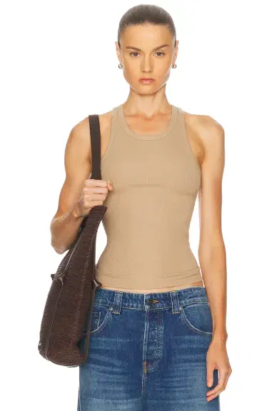 ÉTERNE High Neck Fitted Tank | Thumbnail 1