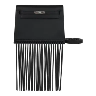 HERMÈS Hermes Kelly Danse Anate Black Swift Palladium Hardware | Thumbnail 8 HERMÈS Hermes Kelly Danse Anate Black Swift Palladium Hardware | Thumbnail 8