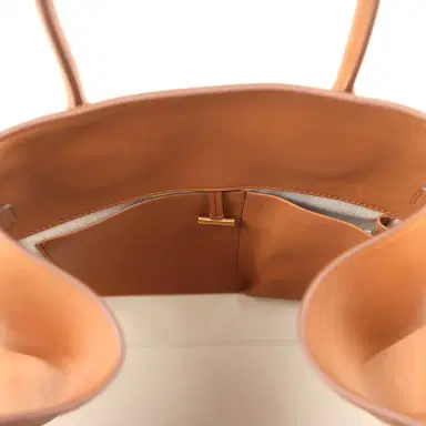 The Row The Row Soft Margaux 15 Cuir Saddle Leather Gold Hardware | Thumbnail 9 The Row The Row Soft Margaux 15 Cuir Saddle Leather Gold Hardware | Thumbnail 9