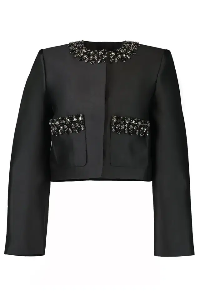Self-Portrait Embellished Trim Jacket