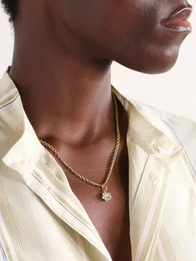 Irene Neuwirth Tropical Flower 18-karat Gold Aquamarine Necklace | Thumbnail 2 Irene Neuwirth Tropical Flower 18-karat Gold Aquamarine Necklace | Thumbnail 2