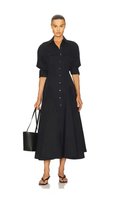 Helsa Godet Shirt Dress | Thumbnail 1 Helsa Godet Shirt Dress | Thumbnail 1