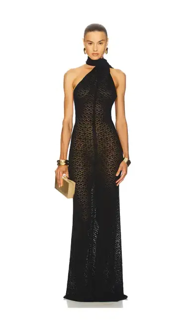 Helsa Robbyn Wrap Gown | Thumbnail 2