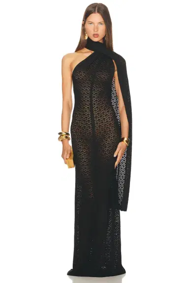 Helsa Robbyn Wrap Gown | Thumbnail 3