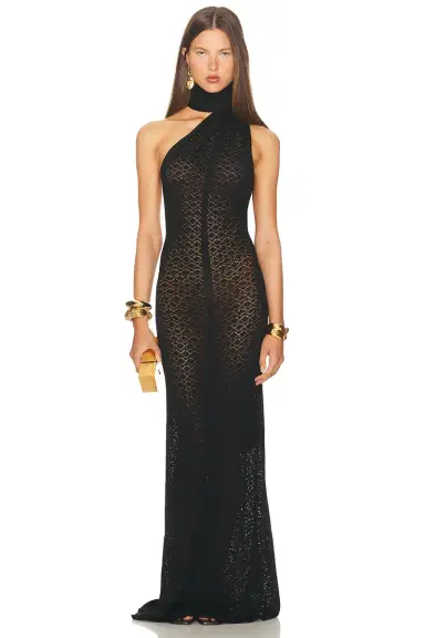 Helsa Robbyn Wrap Gown | Thumbnail 4