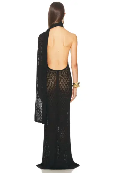 Helsa Robbyn Wrap Gown | Thumbnail 6