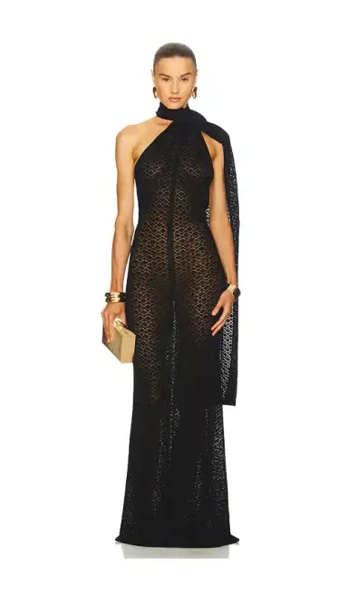 Helsa Robbyn Wrap Gown | Thumbnail 1