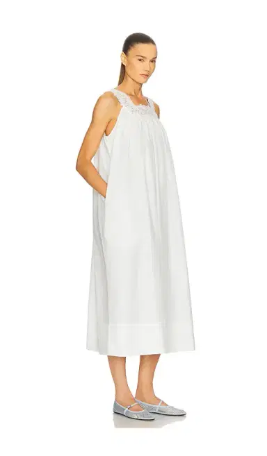Helsa Midi Dress With Lace | Thumbnail 2