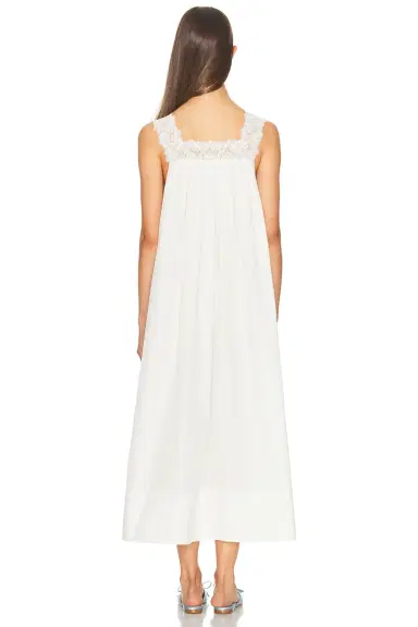 Helsa Midi Dress With Lace | Thumbnail 5