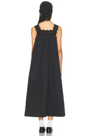 Helsa Midi Dress With Lace | Thumbnail 5