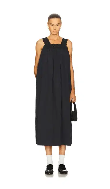 Helsa Midi Dress With Lace | Thumbnail 1