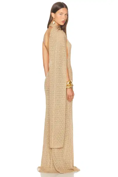 Helsa Robbyn Wrap Gown | Thumbnail 7 Helsa Robbyn Wrap Gown | Thumbnail 7