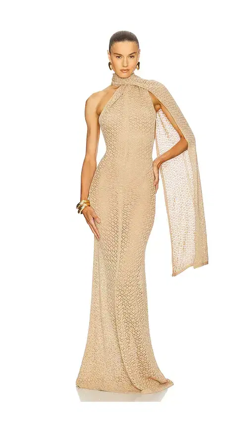 Helsa Robbyn Wrap Gown