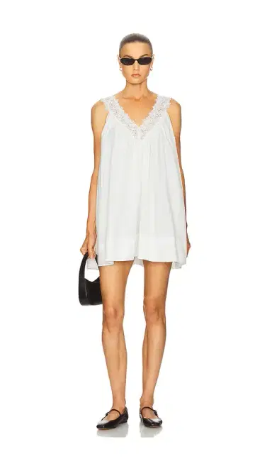 Helsa Mini Dress With Lace | Thumbnail 2