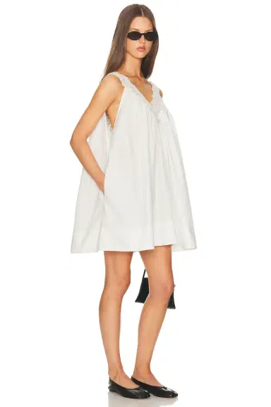 Helsa Mini Dress With Lace | Thumbnail 3