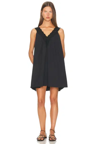 Helsa Mini Dress With Lace | Thumbnail 3 Helsa Mini Dress With Lace | Thumbnail 3