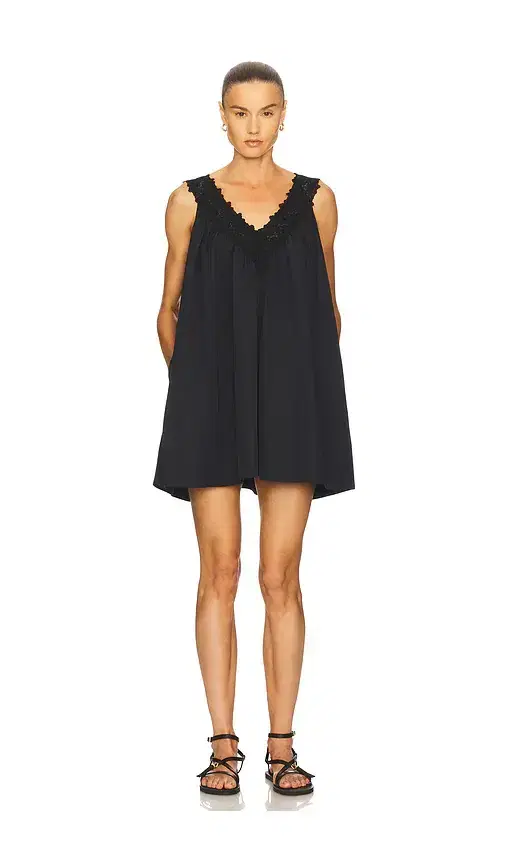Mini Dress With Lace