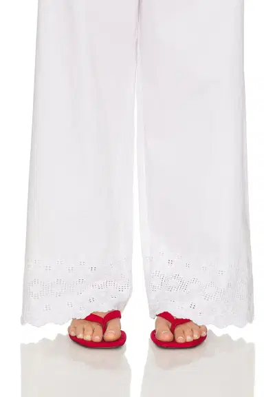Helsa The Summer Pant With Vintage Swiss Embroidery | Thumbnail 8 Helsa The Summer Pant With Vintage Swiss Embroidery | Thumbnail 8
