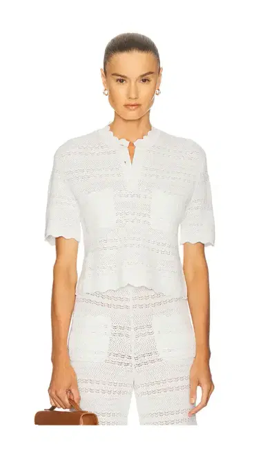 Helsa Kaitltn Scalloped Top | Thumbnail 3