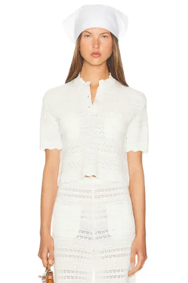 Helsa Kaitltn Scalloped Top | Thumbnail 1