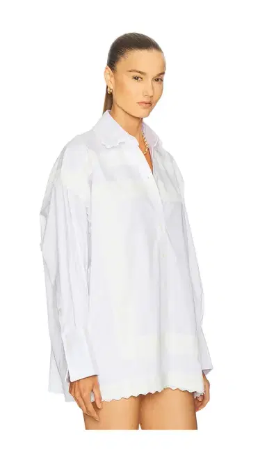 Helsa The Summer Overshirt With Vintage Swiss Embroidery | Thumbnail 2 Helsa The Summer Overshirt With Vintage Swiss Embroidery | Thumbnail 2