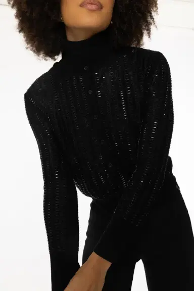 ERMANNO SCERVINO Three Quarter Sleeve Cardigan | Thumbnail 3