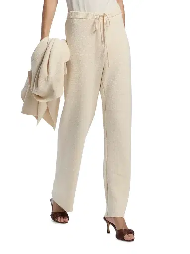 The Elder Statesman Women's Nora Lite Cotton Lounge Pants | Thumbnail 3 The Elder Statesman Women's Nora Lite Cotton Lounge Pants | Thumbnail 3