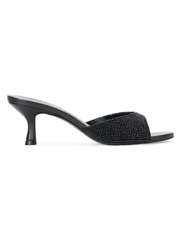 Staud Women's Brigitte 55MM Beaded Kitten-Heel Sandals - Black
