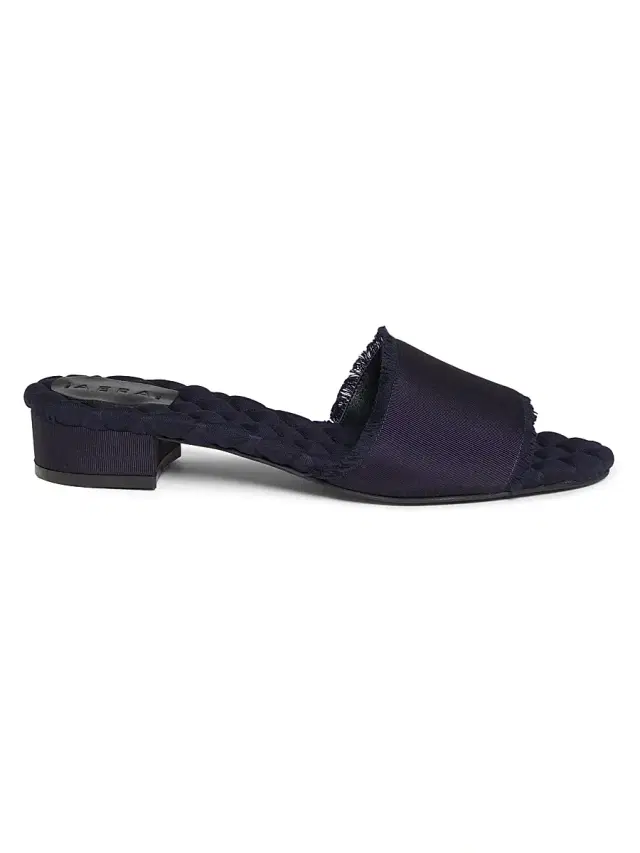 AERA Women's Giorgia 25MM Vegan Grosgrain Sandals - Navy