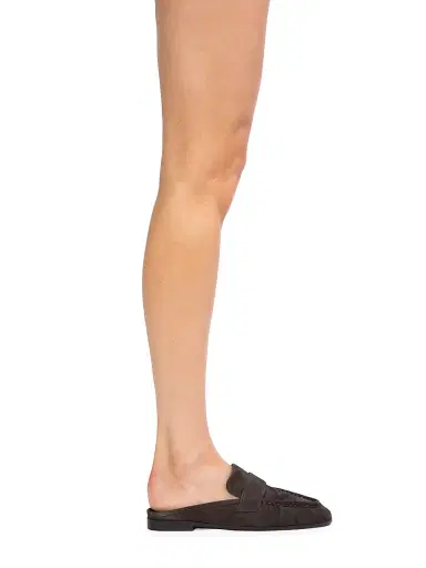 Black Suede Studio Women's Gabby Mule Loafers - Hot Fudge Suede - Size 6 | Thumbnail 5 Black Suede Studio Women's Gabby Mule Loafers - Hot Fudge Suede - Size 6 | Thumbnail 5