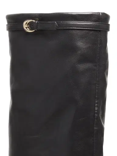 Staud Women's Wally Foldover Leather 90MM Boots - Black - Size 11 | Thumbnail 6 Staud Women's Wally Foldover Leather 90MM Boots - Black - Size 11 | Thumbnail 6