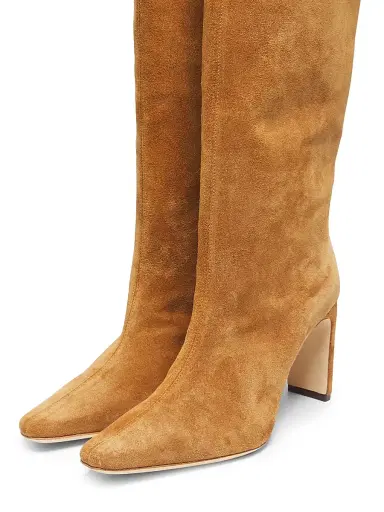 Staud Women's Wally Suede 90MM Heeled Boots | Thumbnail 2 Staud Women's Wally Suede 90MM Heeled Boots | Thumbnail 2