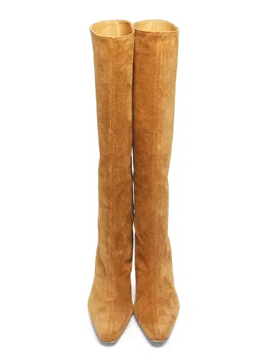 Staud Women's Wally Suede 90MM Heeled Boots | Thumbnail 4 Staud Women's Wally Suede 90MM Heeled Boots | Thumbnail 4