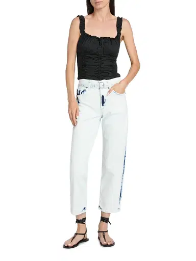 Proenza Schouler Women's Ellswort Bleached Crop Jeans | Thumbnail 2