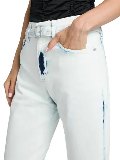 Proenza Schouler Women's Ellswort Bleached Crop Jeans | Thumbnail 6