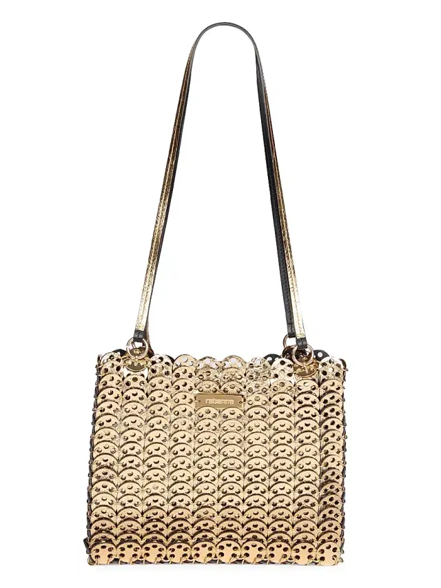 Rabanne Women's Preco Shoulder Bag - Black Gold