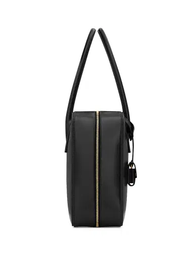 Saint Laurent Women's Sac De Jour Bauletto Top Handle Bag - Black | Thumbnail 5